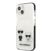 Etui Karl Lagerfeld KLHCP13STPEKCW na iPhone 13 mini hardcase - białe Karl&Choupette