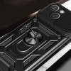 HURTEL ETUI PANCERNE DO IPHONE 15 Z PODSTAWKĄ I OSŁONĄ APARATU HYBRID ARMOR