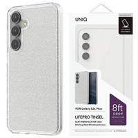 Etui UNIQ LifePro Xtreme na Samsung Galaxy S24+ - przezroczysto-brokatowe