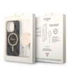Guess zestaw ładowarka MagSafe + etui do iPhone 14 Pro 6,1" czarne 4G Print(GUBPP14LH4EACSK)