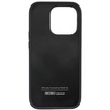 Etui Audi Synthetic Leather na iPhone 14 Pro - czarne AU-TPUPCIP14P-TT/D1-BK