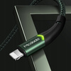 MCDODO KABEL USB LIGHTNING SZYBKIEGO ŁADOWANIA 36W DO IPHONE 13 14 2M LED ZIELONY