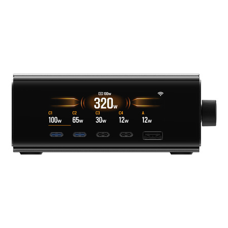 Stacja dokująca EcoFlow RAPID Pro 320W, 4xUSB-C, 1xUSB-A, GaN