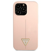 Guess GUHCP13LSLTGP iPhone 13 Pro / 13 6,1" różowy/pink hardcase Silicone Triangle