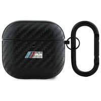 BMW ETUI DO AIRPODS 4 PU CARBON M COLLECTION Z OCHRONĄ PRZED ZARYSOWANIAMI