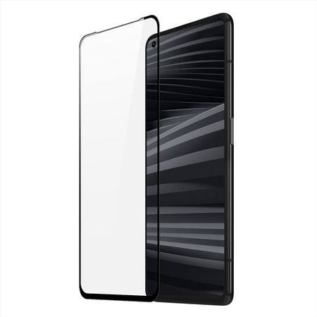 Dux Ducis 9D Tempered Glass wytrzymałe szkło hartowane 9H na cały ekran z ramką Realme 8i czarny (case friendly)