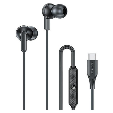AWEI SŁUCHAWKI STEREO PC-25T USB-C DO TELEFONÓW LAPTOPÓW Z DOSKONAŁĄ
