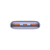 Powerbank Baseus Bipow Pro 10000mAh 20W fioletowy z kablem USB Typu A - USB Typu C 3A 0.3m (PPBD040205)
