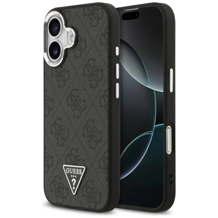 GUESS ETUI DO IPHONE 17 4G TRIANGLE LOGO MAGSAFE LUXURY OCHRONA