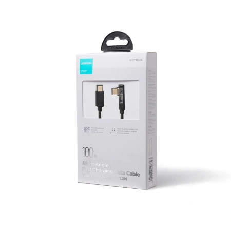 JOYROOM GAMINGOWY KABEL USB-C DO USB-C 100W 1.2M KĄTOWY DO TELEFONÓW GIER