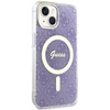 Etui Guess GUHMP14SH4STU na iPhone 14 purpurowy/purple hardcase 4G MagSafe
