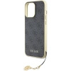 Etui Guess 4G Charms Collection do iPhone 15 Pro Max - szare