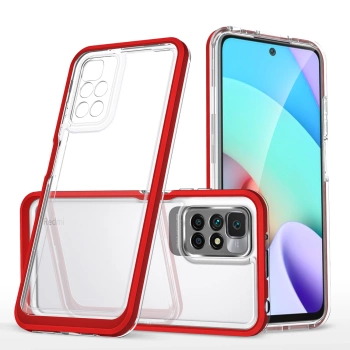 HURTEL ETUI CLEAR 3IN1 DO XIAOMI REDMI 10 Z RAMKĄ OCHRONA PRZED UDERZENIAMI