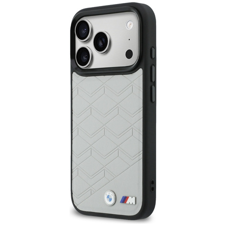 Etui BMW M Shape Logo MagSafe do iPhone  17 Pro szary