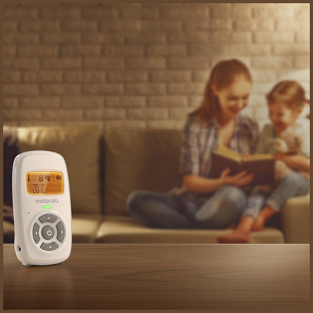 Niania elektroniczna Motorola AM24 Audio biały