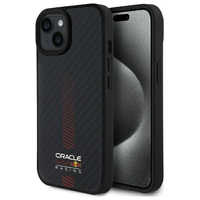 Red Bull RBHMP15S24CFGSMK iPhone 15 6.1 hardcase czarny/black Carbon Fiber Power Bar MagSafe