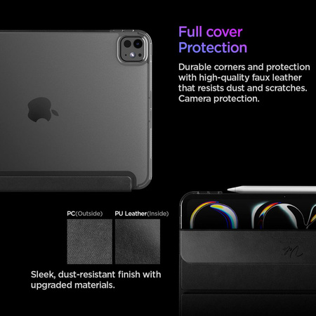 SPIGEN LIQUID AIR FOLIO IPAD PRO 11” 5 / 6 2024-2025 BLACK