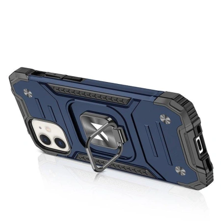 WOZINSKY POKROWIEC RING ARMOR DO IPHONE 14 Z MAGNETYCZNYM UCHWYTEM PANCERNY