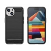 Elastyczne etui Carbon Case z wzorem karbon do iPhone 15 - czarne