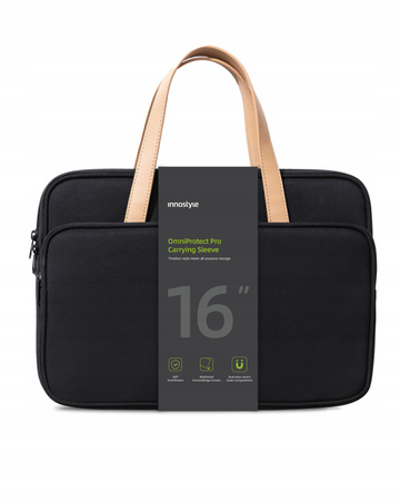 INNOSTYLE DAMSKA TORBA NA LAPTOPA 15 6 16 WODOODPORNA OMNIPROTECT PRO CZARNA