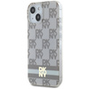DKNY ETUI HARDCASE IML CHECKERED MONO DO IPHONE 14 15 DO MAGSAFE OCHRONA