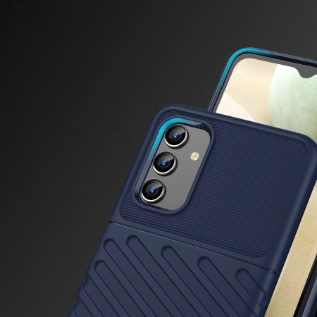 Thunder Case elastyczne pancerne etui pokrowiec Samsung Galaxy A13 5G niebieski