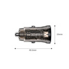 TECH-PROTECT CC01 ŁADOWARKA SAMOCHODOWA DO SMARTFONÓW 2-PORTOWA PD30W QC3.0