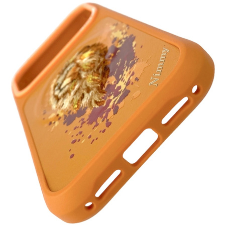 Etui Nimmy Lew MagSafe do iPhone 17 Pro  pomarańczowy