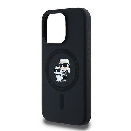 KARL LAGERFELD POKROWIEC HARDCASE SILIKONOWY DO IPHONE 15 PRO Z DO MAGSAFE