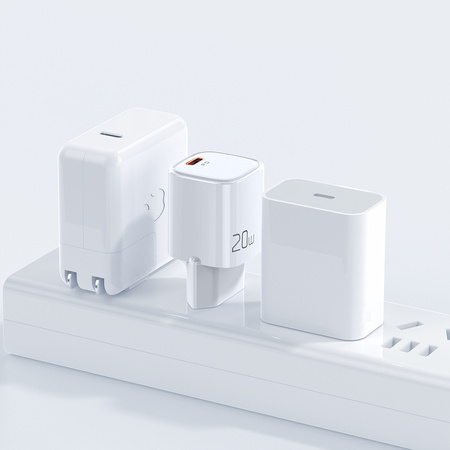 MCDODO SZYBKA ŁADOWARKA SIECIOWA ZASILACZ DO IPHONA TYP C USB-C 20W KABEL