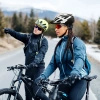 Kask rowerowy MTB Wozinsky z odpinanym daszkiem i tylną lampką USB 57-62 cm - czarno-biały