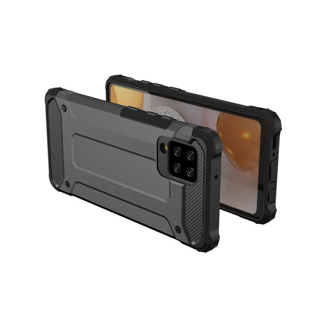 Hybrid Armor pancerne hybrydowe etui pokrowiec Samsung Galaxy M31s srebrny