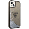 Guess GUHCP14SLFCTPK iPhone 14 6,1" czarny/black hardcase Liquid Glitter Palm Collection