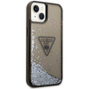 Guess GUHCP14SLFCTPK iPhone 14 6,1" czarny/black hardcase Liquid Glitter Palm Collection