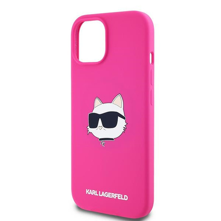 KARL LAGERFELD ETUI KLHMP15MSCHPPLF DO IPHONE 15 PLUS 6.7 HARDCASE SILICONE