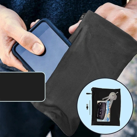 Elastyczny materiałowy armband opaska na ramię do biegania fitness L różowa
