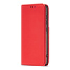Magnet Card Case etui do Samsung Galaxy A12 5G pokrowiec portfel na karty kartę podstawka czerwony