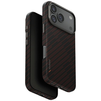 Etui UNIQ Keva EDGE do iPhone 17 Pro     Magclick Charging pomarańczowy