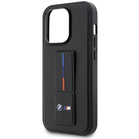 Etui BMW BMHCP14L22GSLK na iPhone 14 Pro - czarne Grip Hot Stamp