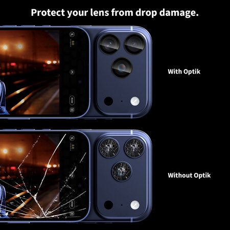 OSŁONA APARATU TECH-PROTECT CAMRING FIT+ IPHONE 14 PRO / MAX / 15 PRO / MAX / 16 PRO / MAX / 17 PRO / MAX DEEP BLUE