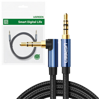 Ugreen kabel audio 2 x mini jack 3,5mm 0,5m niebieski (AV112)