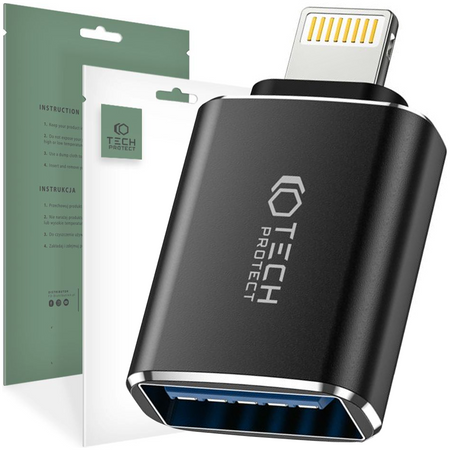 TECH-PROTECT ADAPTER PRZEJŚCIÓWKA DO LIGHTNING DO USB OTG BEZPIECZNE
