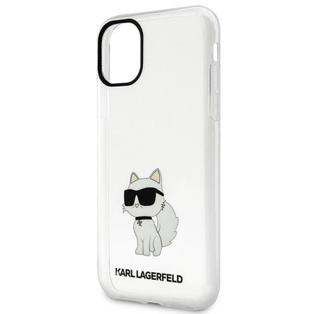 Etui Karl Lagerfeld KLHCN61HNCHTCT na iPhone 11 / Xr - przezroczyste hardcase Ikonik Choupette