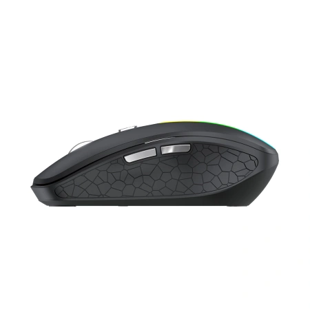 Mysz bezprzewodowa Wozinsky WMGK-1132 podświetlana RGB - czarna