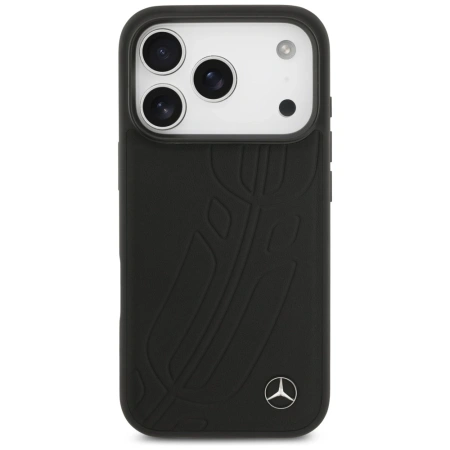 MERCEDES ETUI DO IPHONE 17 PRO LEATHER LARGE LAUREL LEAVE MAGSAFE