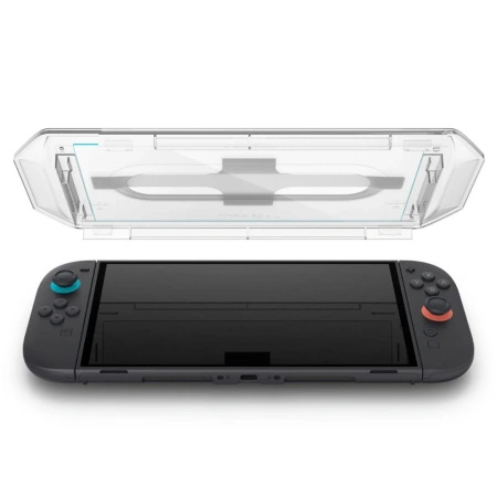 SPIGEN SZKŁO HARTOWANE GLAS.TR EZ FIT 2-PACK DO NINTENDO SWITCH OCHRONA