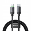 MCDODO ŁADOWARKA KABEL USB-C LIGHTNING SZYBKIEGO ŁADOWANIA DO IPHONE 3M LED