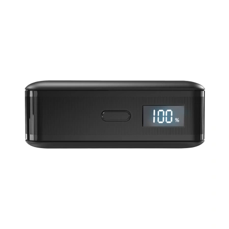 Powerbank SBS HD 30W 10000mAh USB-C z wyświetlaczem LCD - czarny