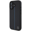 MERCEDES HARDCASE POKROWIEC DO IPHONE 16 6,1 MB BLUE LINE LEATHER