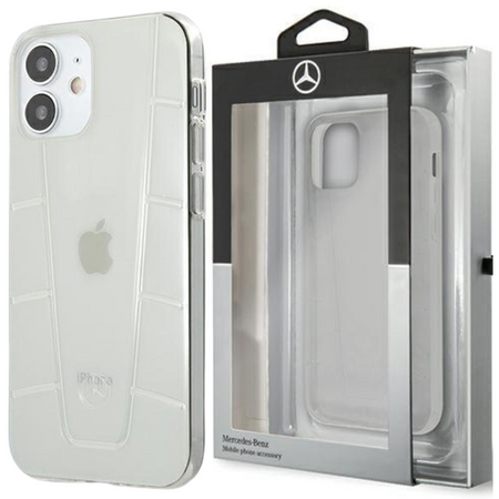 Mercedes MEHCP12SARCT iPhone 12 mini 5,4" clear hardcase Transparent Line